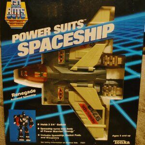 Go Bots Tonka Vintage 1985 Power Suits Spaceship "RENEGADE"